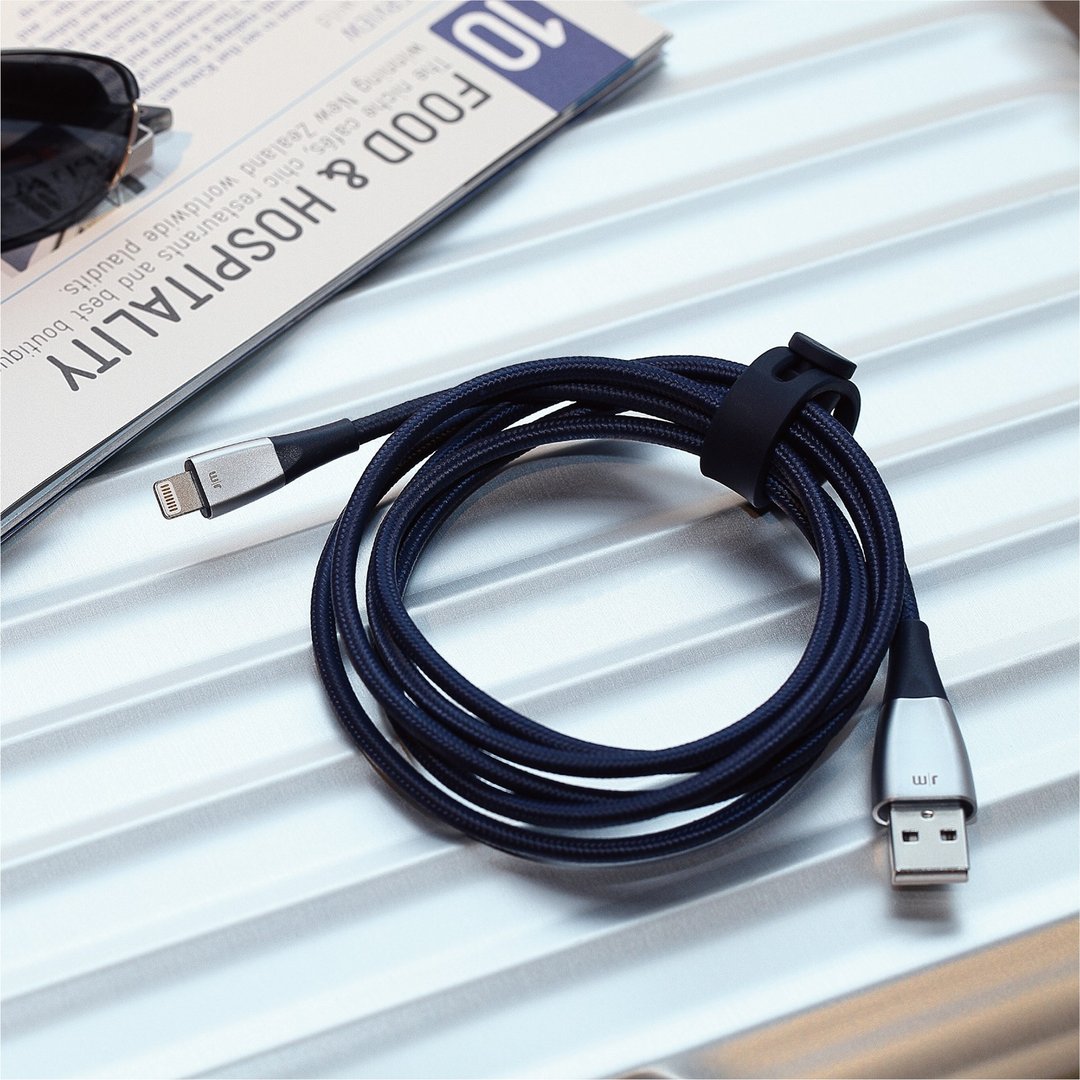 ZinCable 锌合金编织 USB-A 对 Lightning 传输线 充电线 - 其他 - 贵金属 