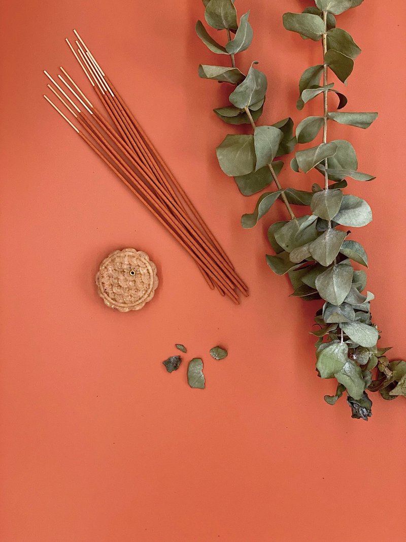 节日月饼线香座套装-Sunset No.6019 (PYBC.LIFE) - 香薰/精油/线香 - 精油 橘色