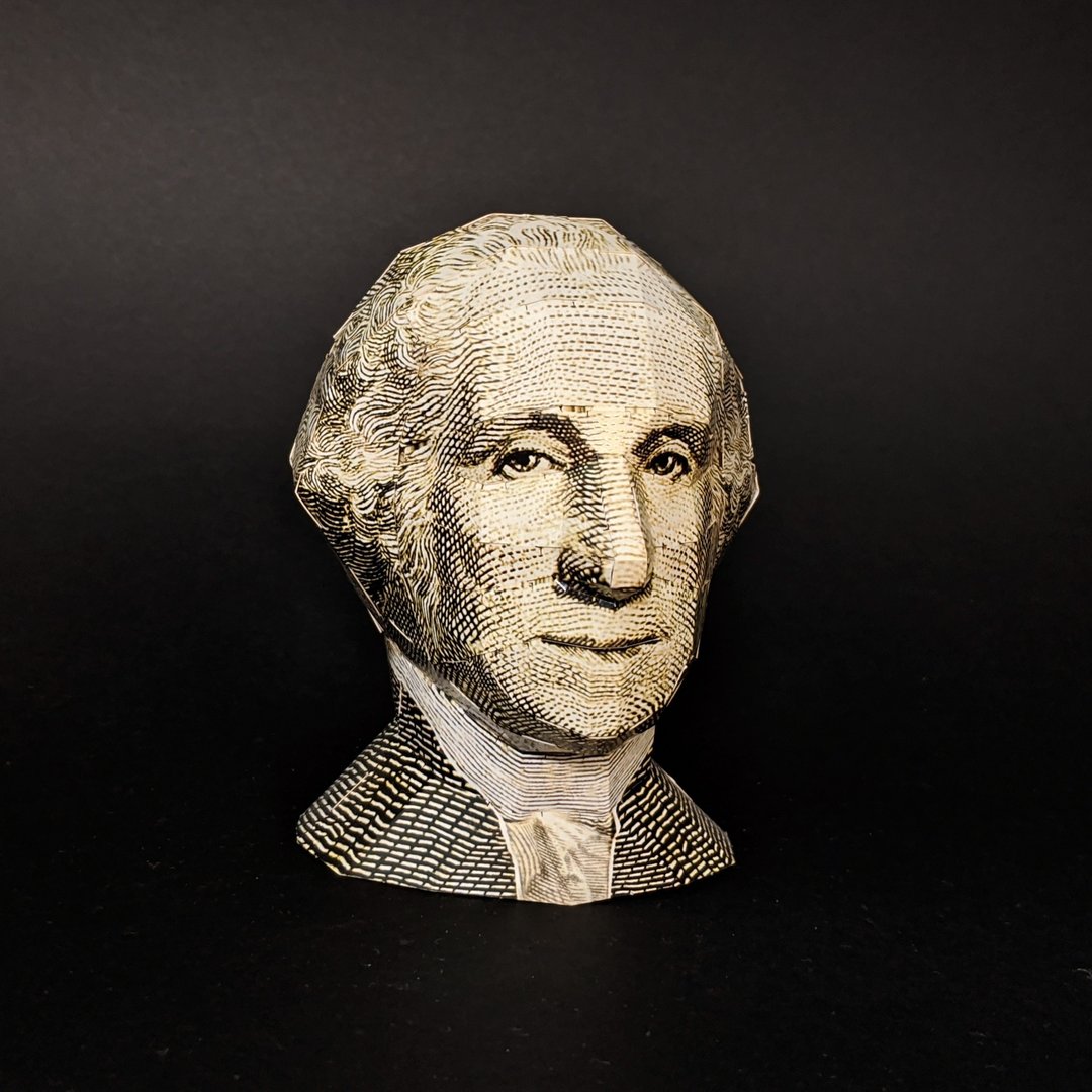 【酷比头纸模型】美国总统 华盛顿Washington | 免剪贴 手作 拼图 - 木工/竹艺/纸艺 - 纸 多色