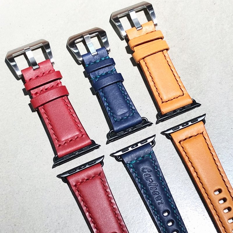 Apple Watch 表带 好好缝 皮革材料包 情侣 意大利皮 植鞣皮 牛皮 - 皮件 - 真皮 咖啡色