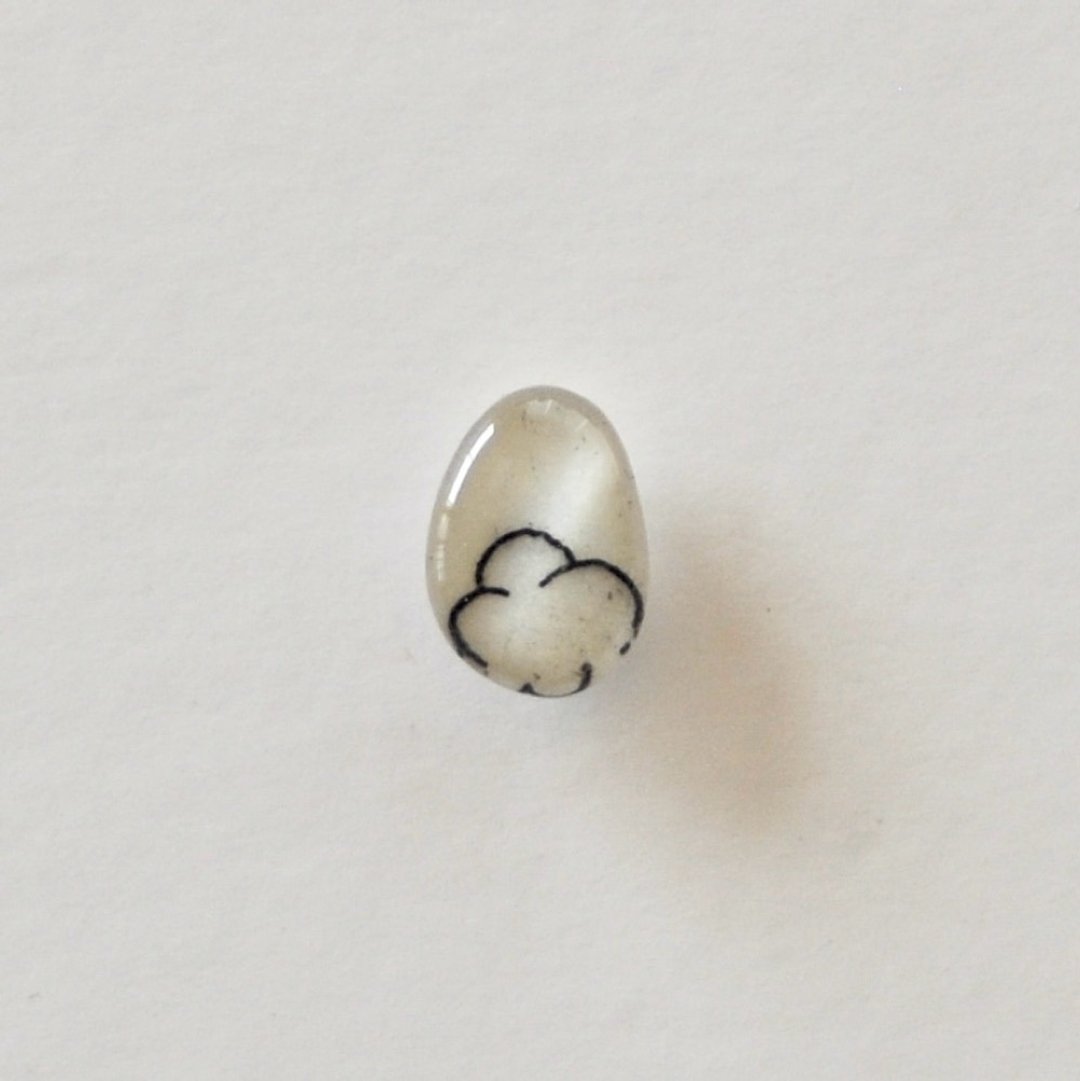 蚀刻铜版画碎片-别针徽章 #0023 - 胸针 - 树脂 白色