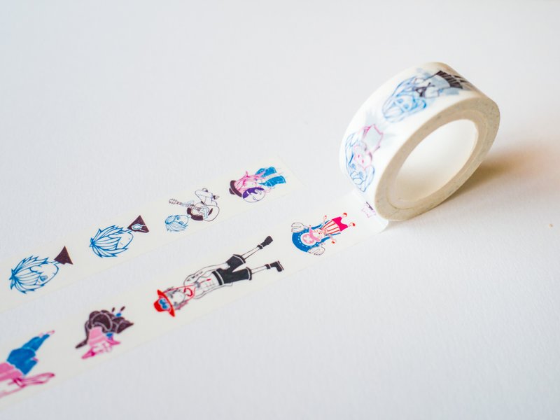 贝迪人物插图纸胶带二代 - 纸胶带 - 纸 白色