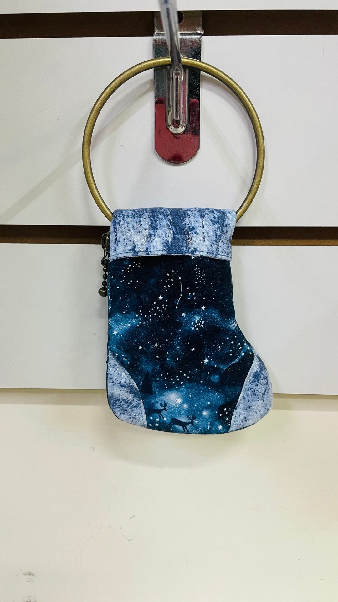 星空袜袜钥匙包 - 钥匙链/钥匙包 - 棉 蓝色
