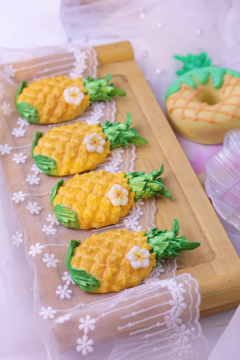 原只菠萝手工皂 夏日热带菠萝风 - 肥皂/手工皂 - 其他材质 黄色