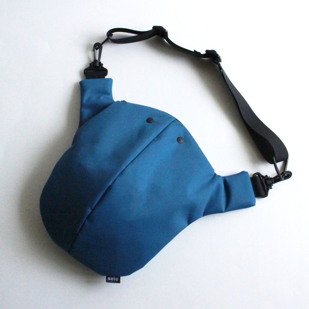seto / creature bag / XLarge / O-sagari / Blue Water blue - 侧背包/斜挎包 - 聚酯纤维 蓝色