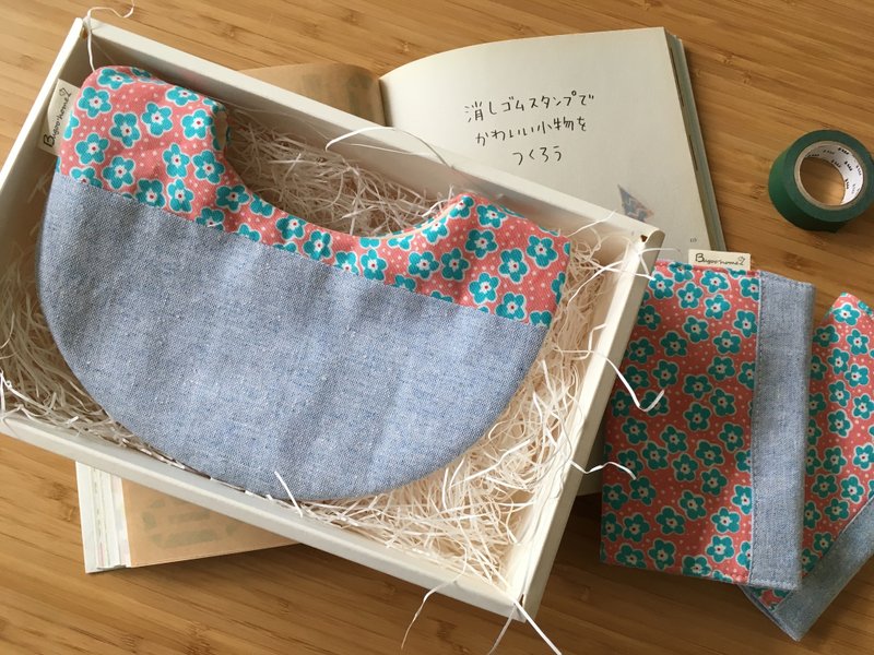 Bugoo baby弥月组 迎向阳光 - 满月礼盒 - 棉．麻 粉红色