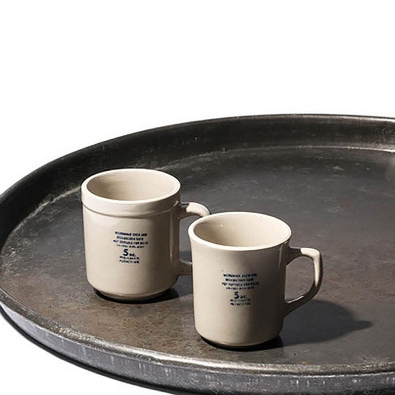 STANDARD MUG Trumpet 5oz. 陶瓷马克杯-标准杯 5oz. - 咖啡杯/马克杯 - 陶 白色