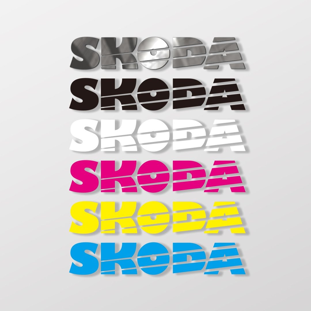 【SunBrother】SKODA/车贴 潮流风格II - 贴纸 - 防水材质 