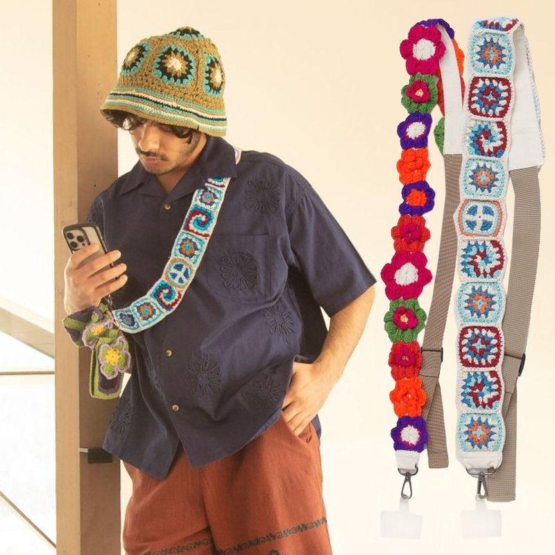 【热门预购】尼泊尔花市旅人可调节手机挂绳 (2款) NSRP5201, 21 - 挂绳/吊绳 - 其他材质 