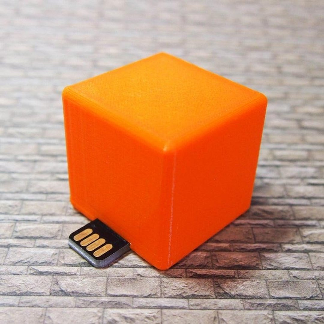 CubeLight 个性灯 - 搞怪橘 - 定制化礼物首选 - 灯具/灯饰 - 塑料 橘色