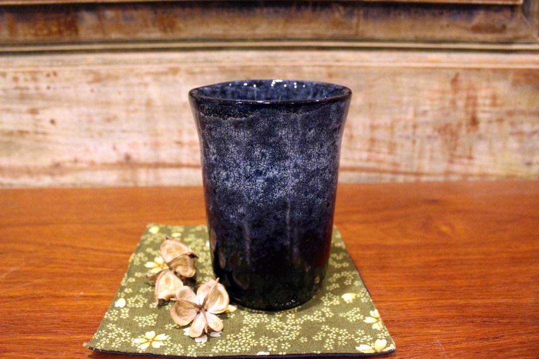 亮光黑釉 | 蓝夜星空杯杯 - 其他杯子 - 陶 黑色