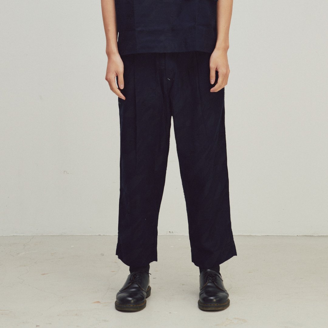 DYCTEAM - EVOLVE(D) - Houndstooth pattern pants - 男士长裤 - 棉 蓝色