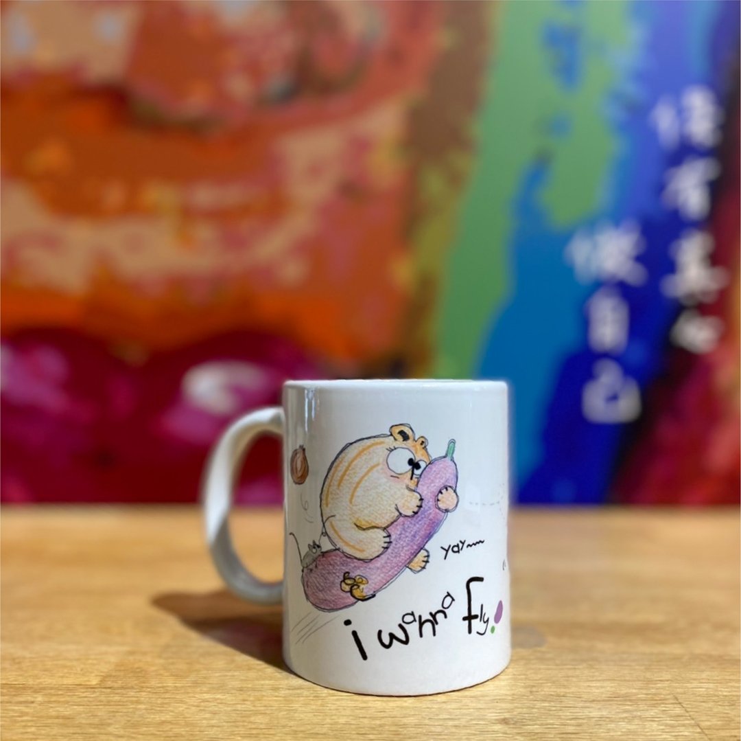 【马克杯&陶瓷杯垫组】飞翔 - 其他杯子 - 瓷 白色