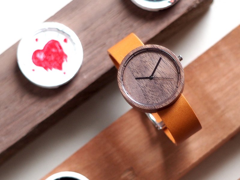 Nakari watch Walnut Tan Men size - 女表 - 木头 
