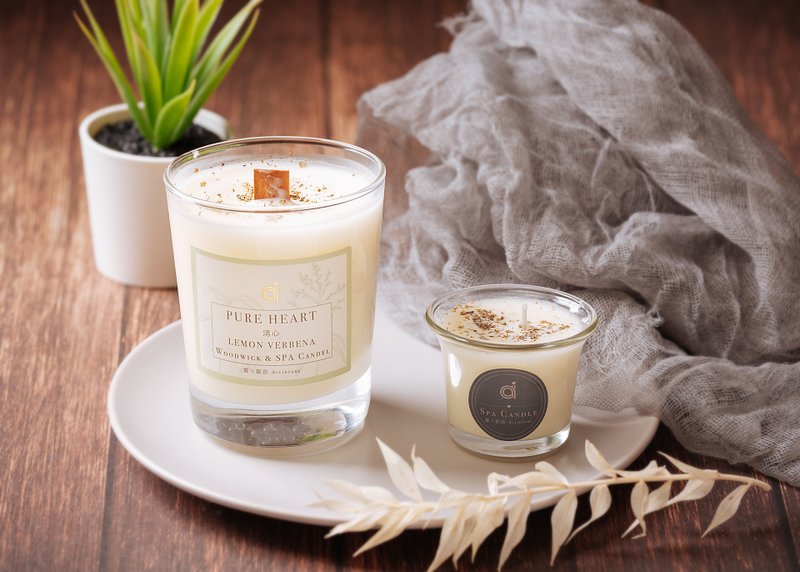 【清心(柠檬马鞭草)】Pure Heart (Lemon Verbena ) 香氛乳液蜡烛 - 香薰/精油/线香 - 植物．花 绿色