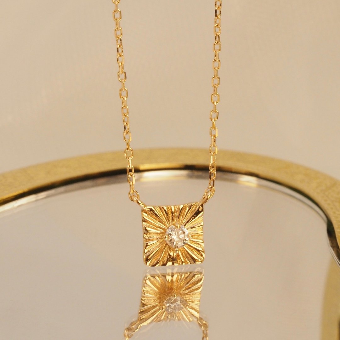18K金钻石晨光项链18K Gold Diamond Dawnlight Necklace - 项链 - 贵金属 