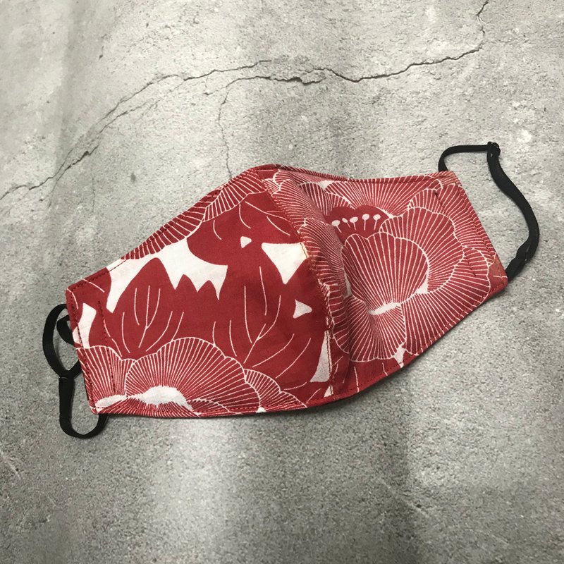 Sienna蚕丝里立体口罩 - 口罩 - 棉．麻 灰色