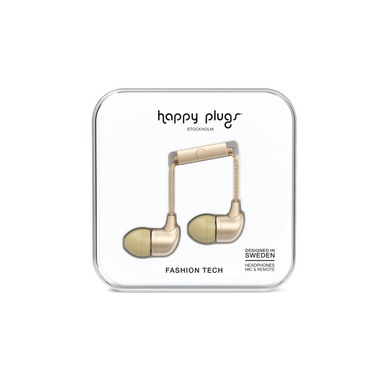 HAPPY PLUGS  IN-EAR 入耳式耳机-奢华限定款(香槟金) - 耳机 - 塑料 金色