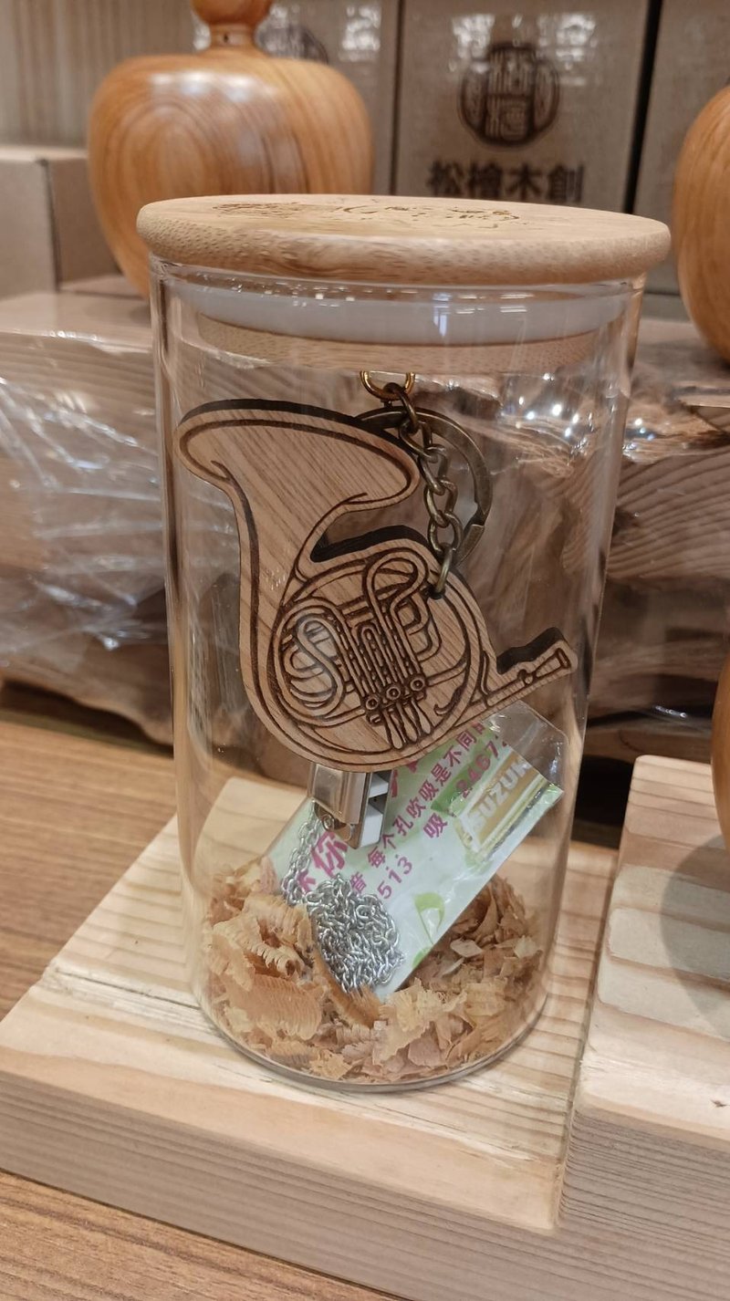垂挂管乐口琴吊饰∣嘉义管乐节限定∣嘉义伴手礼∣台湾制∣现货 - 钥匙链/钥匙包 - 木头 