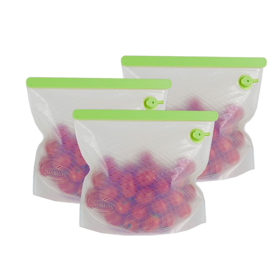 3D好携袋-小袋-3入 | 可重复使用食物真空袋 - 厨房用具 - 其他材质 