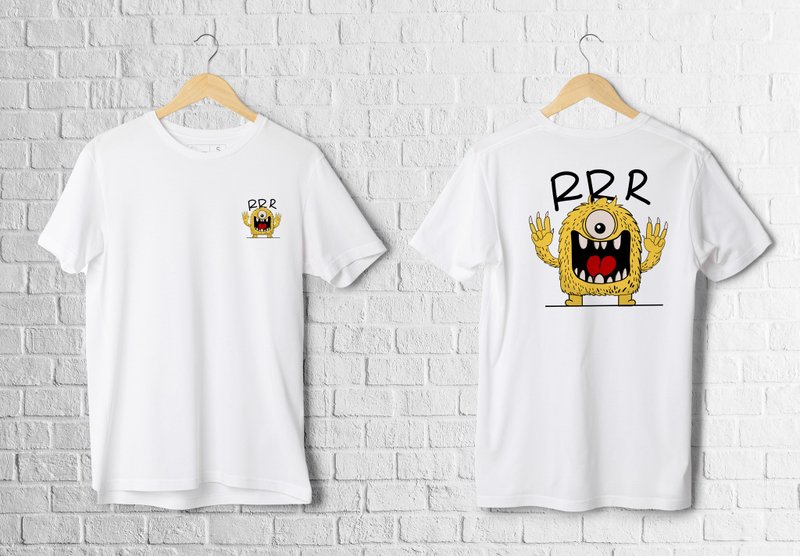 【I ROAR 】Rrr! 毛毛怪兽/厚磅棉T/潮流可/订制 - 男装上衣/T 恤 - 棉．麻 