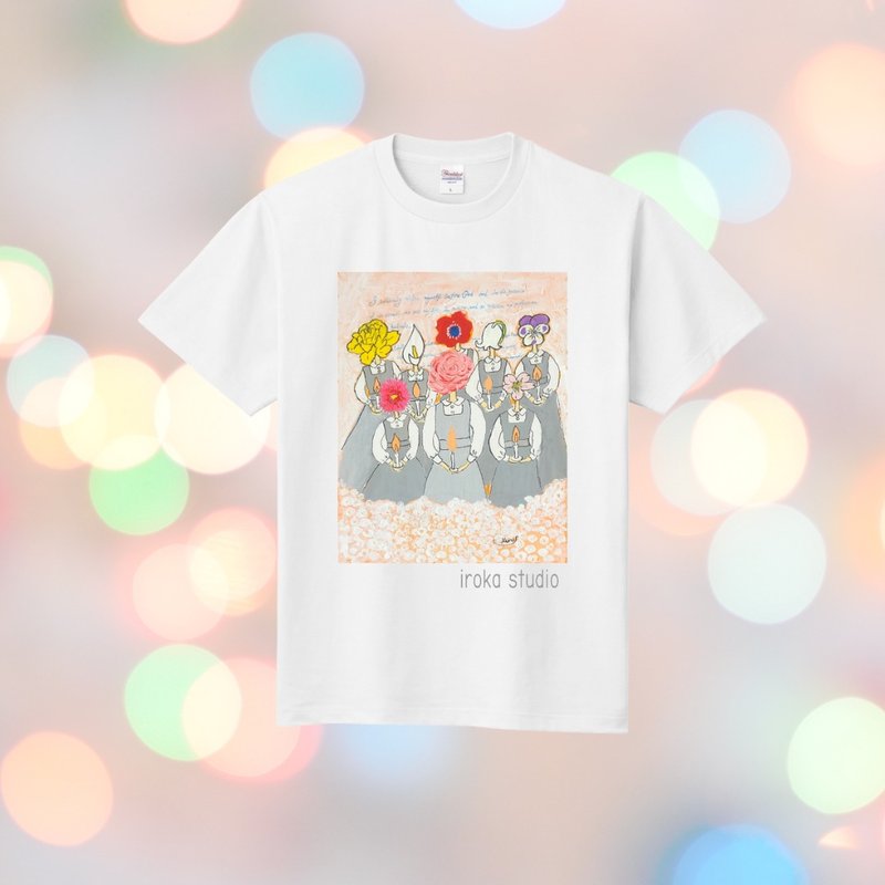 10 宣誓式 白色T恤 - 女装 T 恤 - 棉．麻 白色