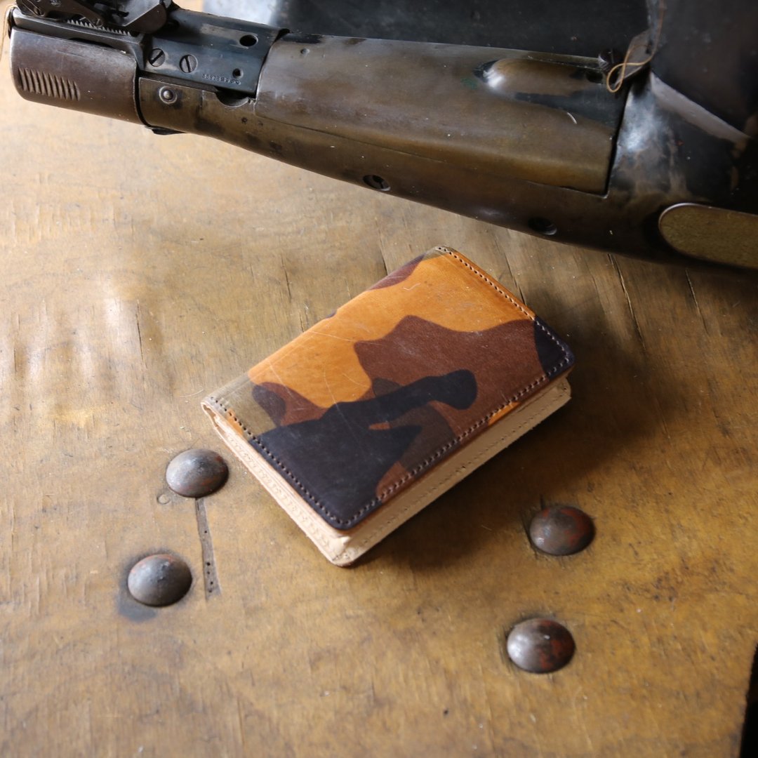 Made in Japan Cowhide Business Cards Business Cards Orange made in JAPAN handmade leather card case - 其他 - 真皮 橘色