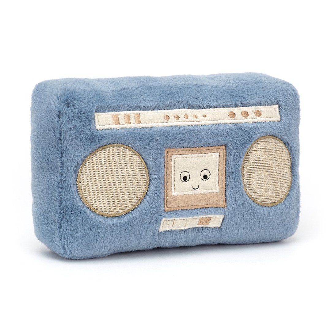 造型玩偶  Wiggedy Boombox 复古收音机 无声 - 玩偶/公仔 - 聚酯纤维 多色