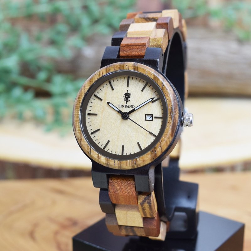 EINBAND Schatz MapleWood 32mm Wooden Watch - 对表/情侣表 - 木头 咖啡色