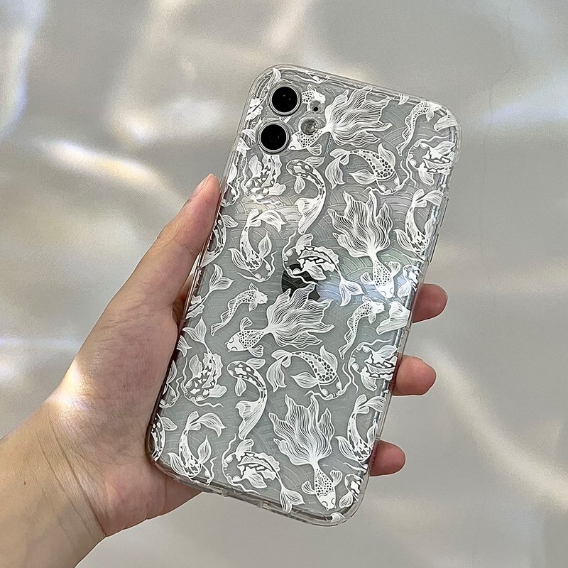 财运锦鲤 透&白之舞系列 防摔手机壳 CSBN01 - 手机壳/手机套 - 硅胶 多色
