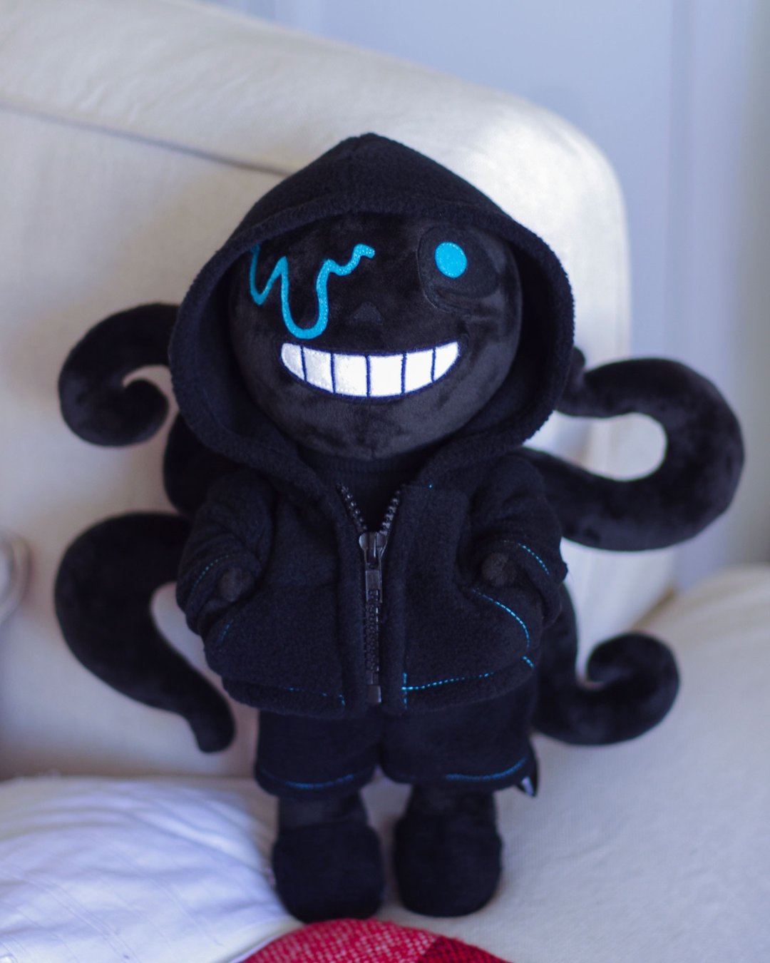 Nightmare Sans Undertale AU Collectible Doll | Made to Order - 玩偶/公仔 - 聚酯纤维 黑色