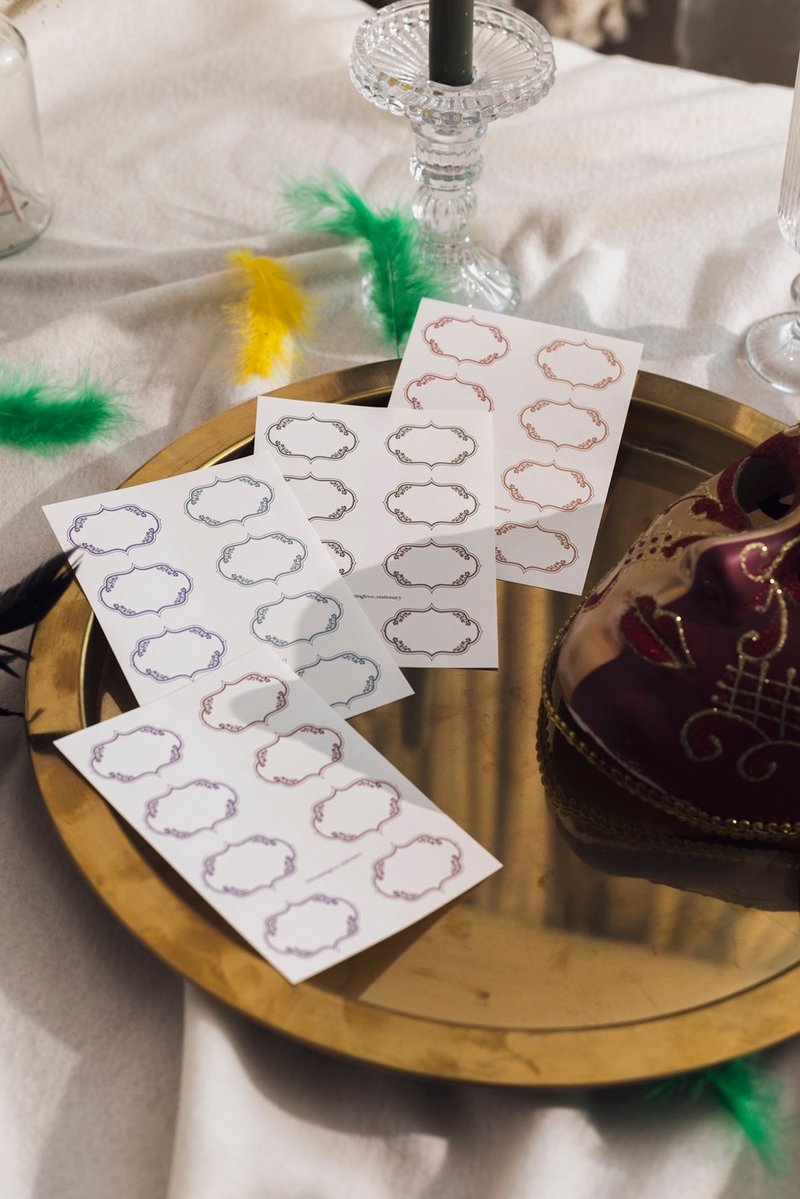 夜间光辉 - 贴纸 - 纸 