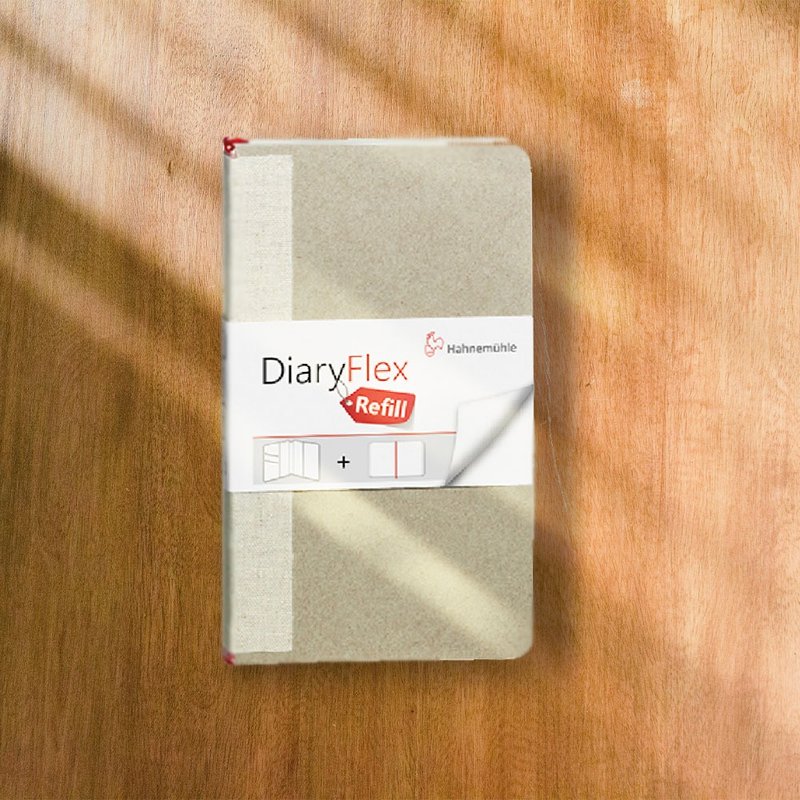 HAHNEMUHLE  DairyFlex素描两用本内页-空白/182*104mm/100gsm - 笔记本/手帐 - 纸 卡其色