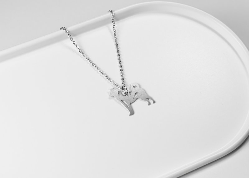 十二生肖─狗 项链【迷你款】_动物系列_造题 - 项链 - 其他金属 银色