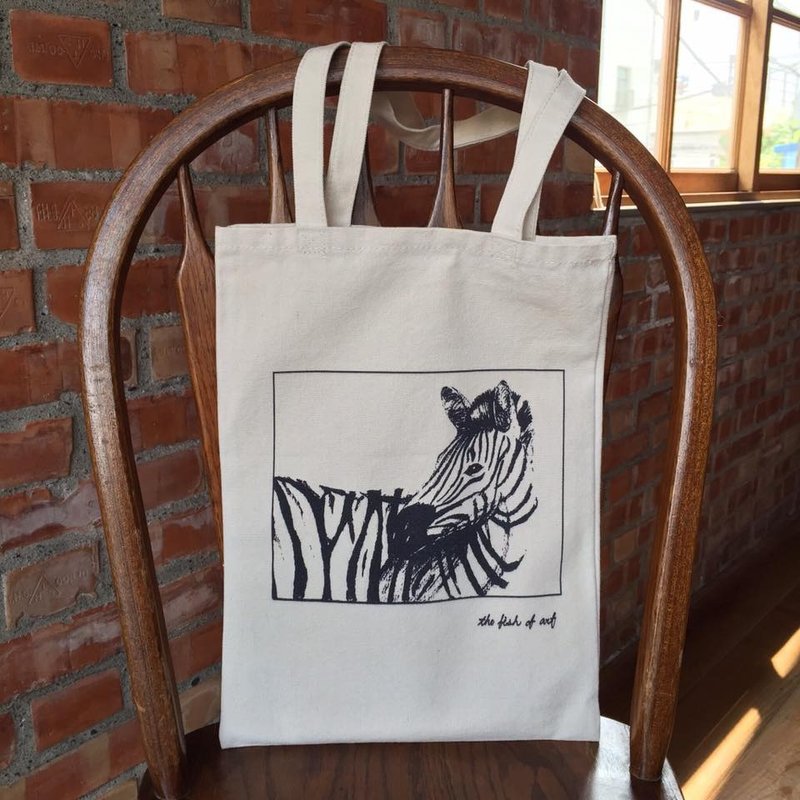 立柏包插画帆布包 D0003 - 侧背包/斜挎包 - 其他材质 