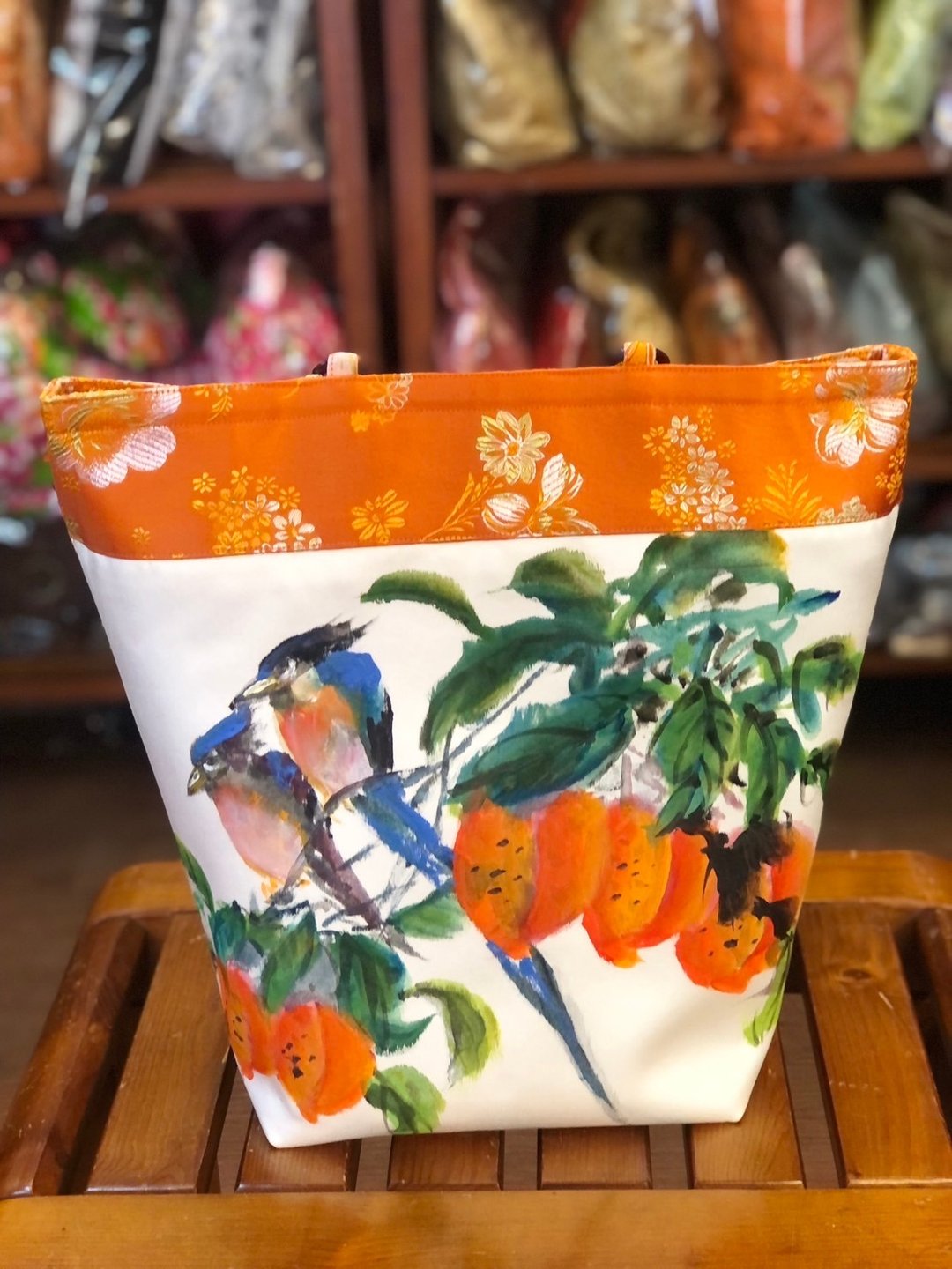 设计师款手绘戴安娜版长TOTE - 侧背包/斜挎包 - 丝．绢 多色