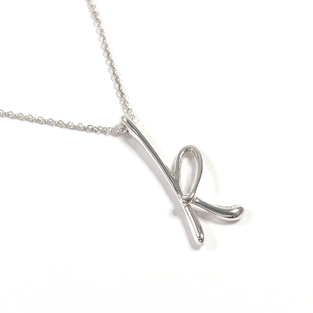 【日本直送 二手美品】蒂芙尼 TIFFANY&Co. 项链 Letters K 字母 缩写 经典 艾尔莎·佩雷蒂 纯银 925 - 项链 - 纯银 银色