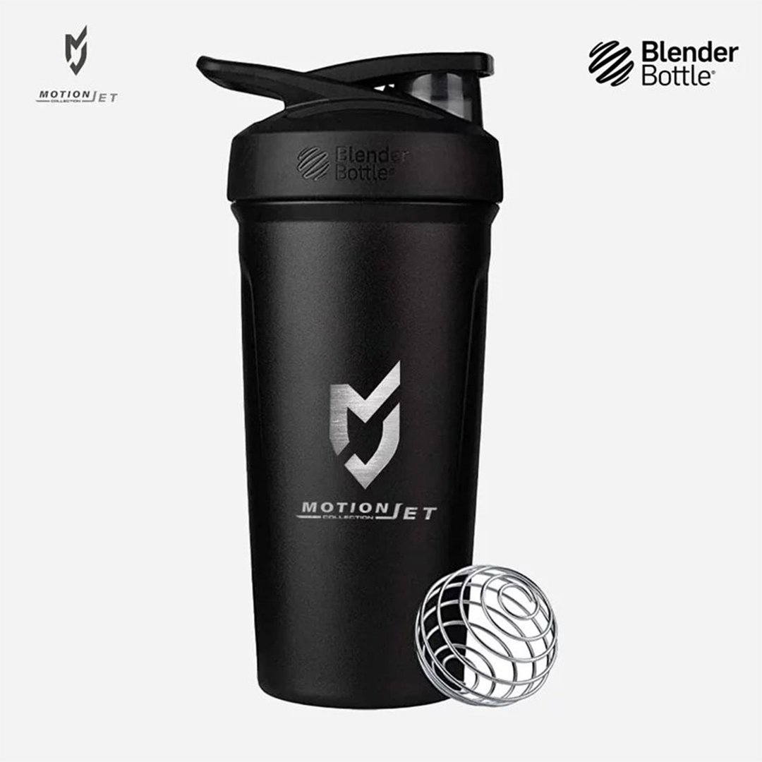 MJC & Blender Bottle 不锈钢联名水壶 24 oz - 神秘黑 - 保温瓶/保温杯 - 不锈钢 黑色