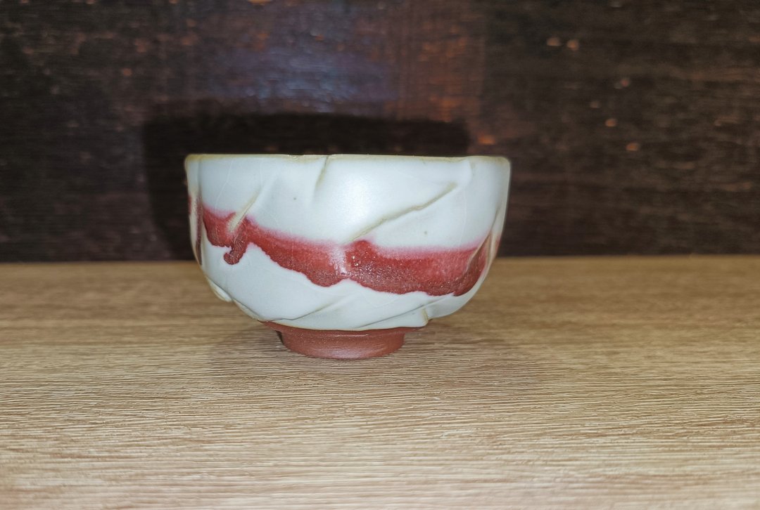 汝白釉手作刀削茶杯-莺歌陶艺家李玟睿 - 茶具/茶杯 - 陶 