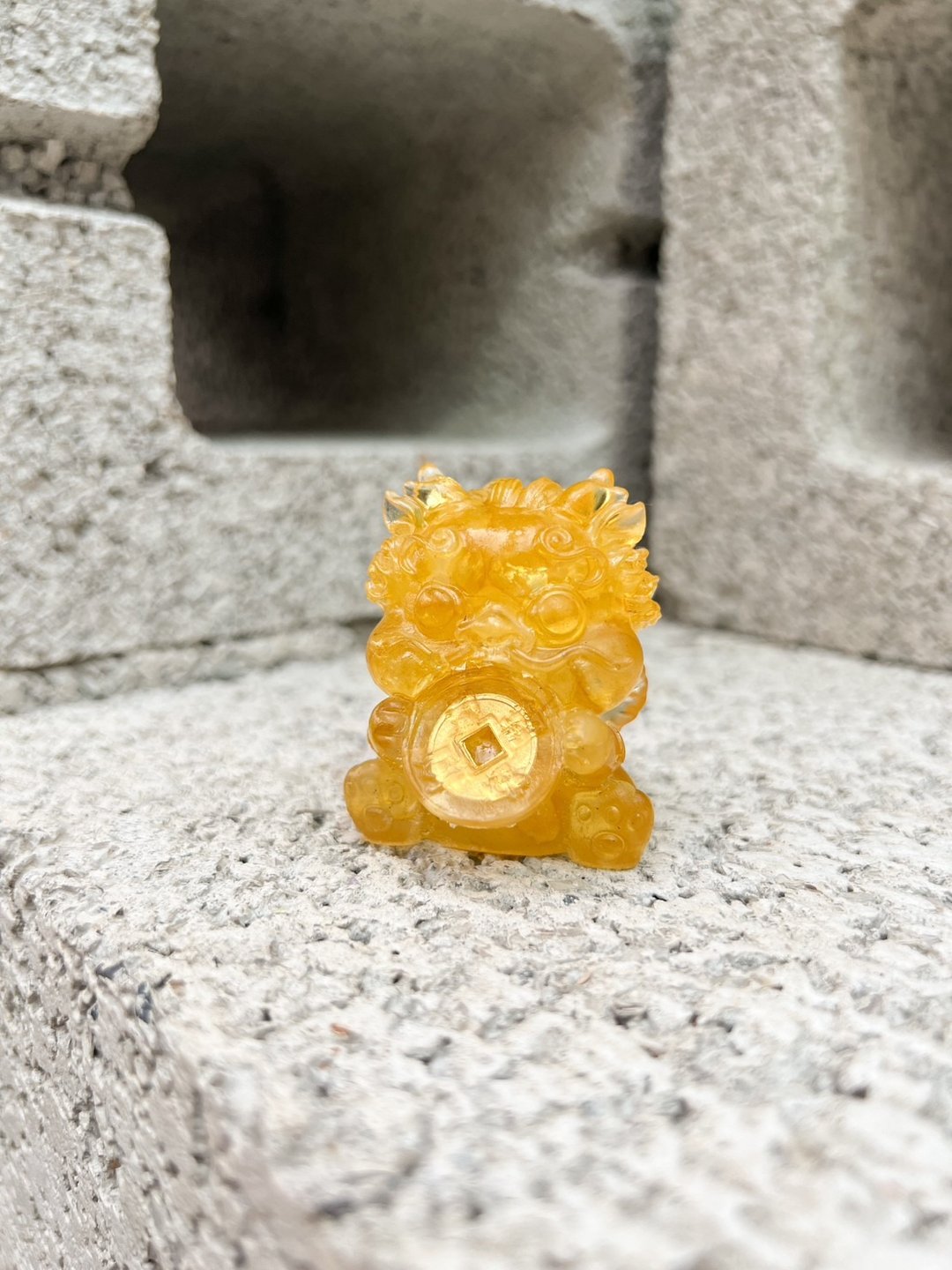 水晶摆饰【吞金兽 黄水晶】招财 偏财运 增加行动力 - 摆饰 - 水晶 