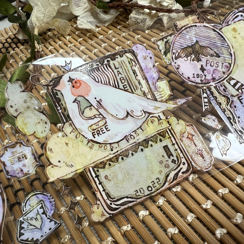 0019_石头仙女_鸟儿迁徙票券 Bird Migration coupons - 纸胶带 - 塑料 多色