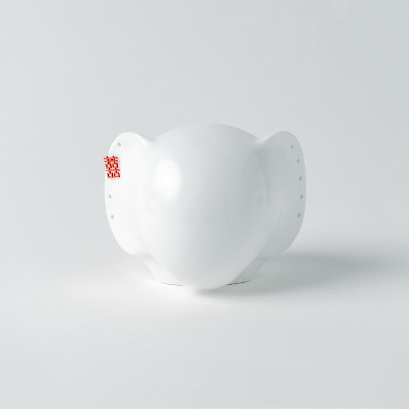 Little - 白釉 - 收纳用品 - 瓷 白色