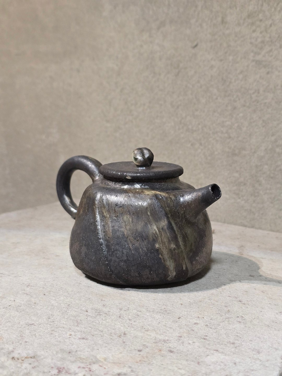 柴烧陶 / 茶壶 - 茶具/茶杯 - 陶 黑色