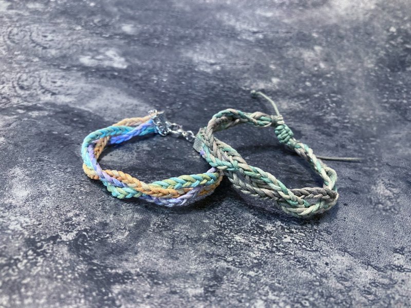 【编织】 冲浪绳 编织手环 编织脚环 - 手链/手环 - 其他材质 多色