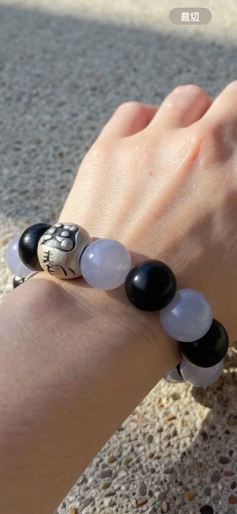 达摩心志手錬中性系列  奉为之信 - 手链/手环 - 水晶 蓝色