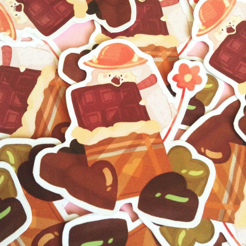 手绘插画大贴纸_森林好朋友SUNBAILEY - 贴纸 - 纸 