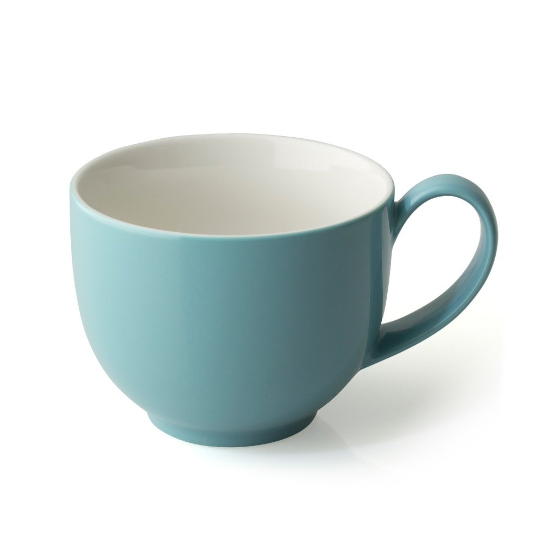 美国FORLIFE Q系列陶瓷茶杯/咖啡杯-湖水蓝 - 其他杯子 - 瓷 蓝色