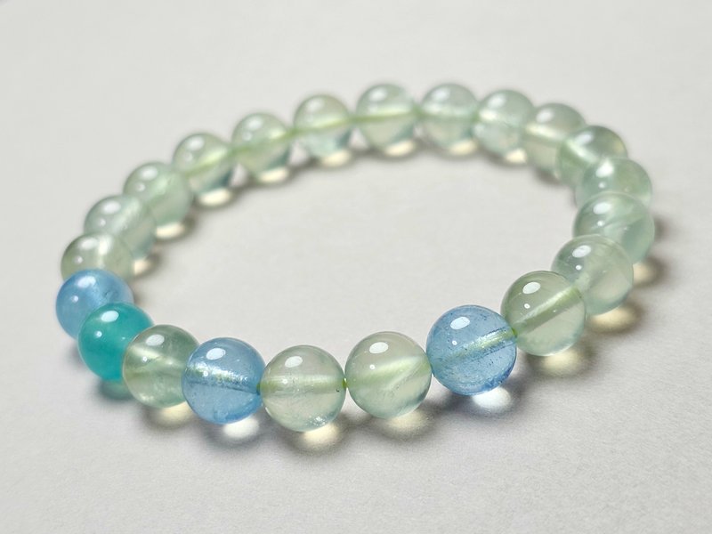 五行喜木能量手串 ( 附加基本八字命书) - 手链/手环 - 宝石 绿色