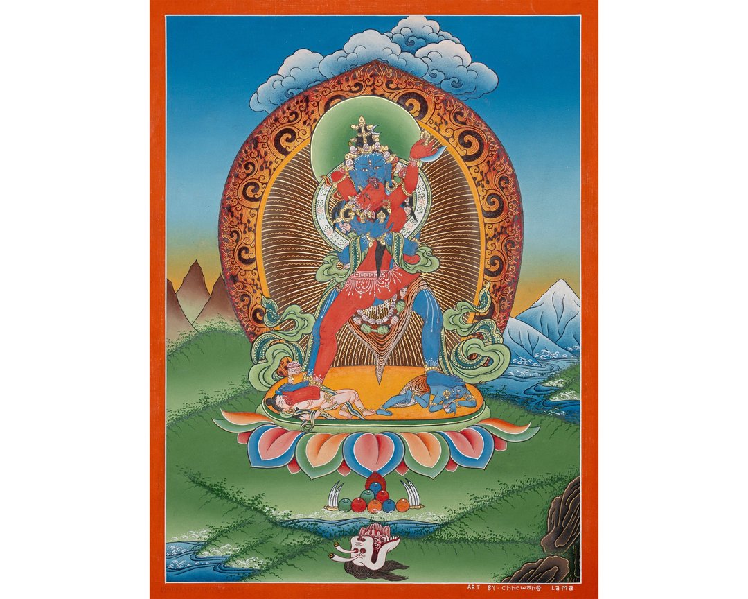 神圣的结合 轮转金刚塔卡 开启启蒙的神圣舞蹈。 - 墙贴/壁贴 - 其他材质 多色