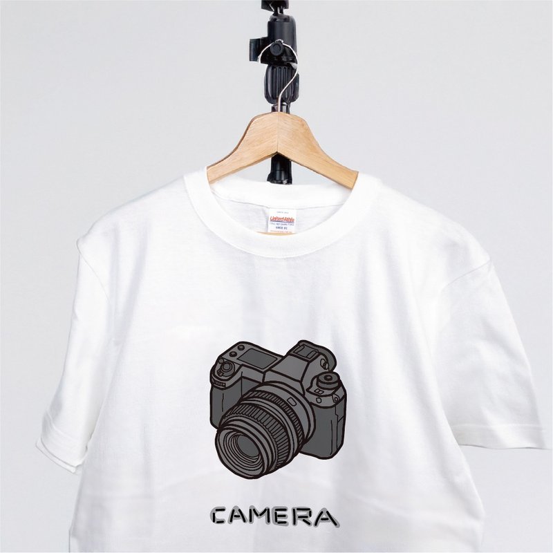 中片幅相机 T-shirt  | A017 - 男装上衣/T 恤 - 棉．麻 多色